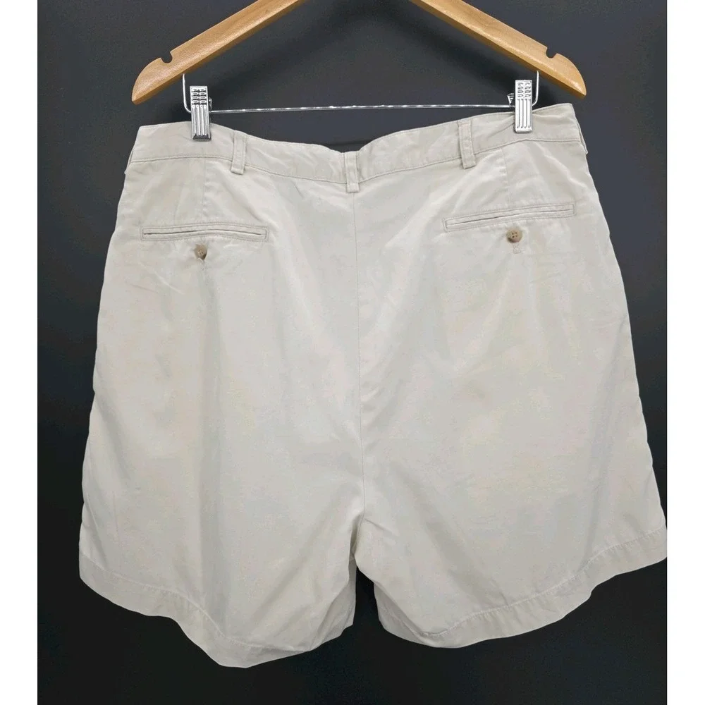 Vintage 90s Polo Ralph Lauren Andrew Shorts Mens 36 Khaki Cotton Preppy
